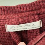 Free People Long Sleeve Top Maroon Sz XS Photo 3