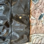 Fabletics Oasis High Waisted Legging Women's size Small Faux Leather Shiny Black Photo 1