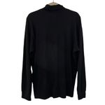Eddie Bauer Black  Turtleneck Design Long Sleeve Top Women’s Size Large Shirt Fit Photo 1