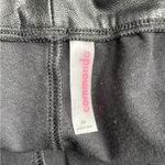 Commando  Black Faux Leather Jogger Pants Relaxed Fit Stretch Taper Leg small Photo 3