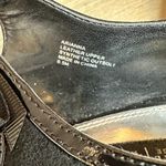 White House | Black Market  Peep toe suede leather Arianna bow heels size 6.5 Photo 7