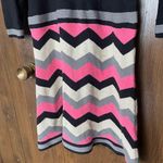 Milly of New York Sparkle Zig Zag Dress Black Size M Photo 6