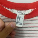 Forever 21 Red and Black Striped Short Sleeve T Shirt Size Medium Photo 2