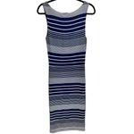 Maeve Anthropologie  Striped Tank Dress Navy Size Small Vacation Resortwear Beach Photo 3