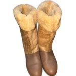 Hush Puppies Vintage Hush Puppy Full Shearling Apre' Winter Mid Calf Boots Women size 7.5 Photo 0