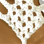 Torrid White Faux leather Braided Flip-Flop Sandals Photo 9