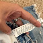 ZARA denim cut off distressed jean shorts blue size 6 Photo 5