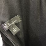 SL Fashions Black Blue Semi Formal Cocktail Ruched Side Embellished Dress Size 6 Photo 13