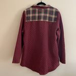 Marley Lilly | Red Quilted Button Up Top Photo 2