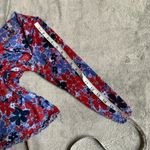 Fashion Bug  Y2K Floral 3/4 sleeve babydoll style v neck blouse size M Photo 5