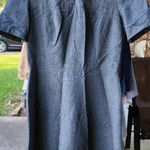 ZARA  Gray Skater Fit & Flare Short Sleeve Dress Medium Photo 1