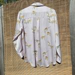 ZARA  Satin Effect Cheetah Printed Blouse sz L Photo 6