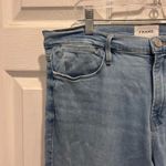 frame denim FRAME Le High Flare Jeans Women's Light Wash Raw Hem‎ Cropped Denim 32 Photo 1
