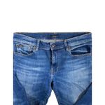 Ralph Lauren Polo Women Blue Distressed Knee High Rise Skinny Jeans 29R Photo 2