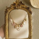 Pink Beachy Charm Necklace Photo 1