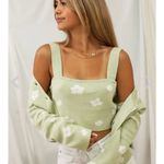 Isabelle's Cabinet Alice Sage Floral Knit Set  Photo 2