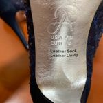 Adrianna Papell Midnight Blue Mesh Heels Photo 3