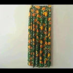 Emily Stacy Floral Maxi Skirt Small NWT Green Photo 3