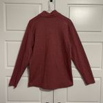 Ariat REBAR Women M Medium Red Heathered 1/4 Zip Long Sleeve Pullover Shirt Photo 4