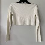 Brandy Melville NWT Athelia Knit Top Ribbed Cropped Cardigan One Size Women Photo 1