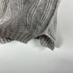 Vince  Cashmere Wool Pullover Crew Neck Ribbed Geometric Sweater Light Gray Sz XS Photo 6