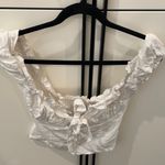 Princess Polly NWOT elouise white crop top us 4 Photo 2