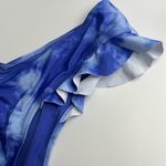 Aerie • NWT Blue Tie-Dye Cheekiest Ruffle Women's Swim Bottom Photo 3