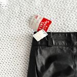 Reed Sportswear Black Leather Deadstock High Waist Straight Pants Trousers 10 Photo 11