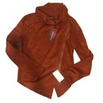 Vigoss  Faux Suede Wrap Jacket Size XS New‎ with Tags Photo 3