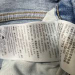 Levi's  721 High Rise Skinny Jeans Distressed Ripped Light‎ Wash Size 30 Raw Hem Photo 9