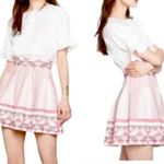 Maje  Jordy Jacquard Pleated Tulip Knit Skirt Size 1 Photo 1