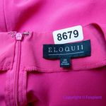 Eloquii New! long sleeve cross front dark pink sheath dress, 20 Photo 10