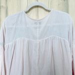 Ruff Hewn  Womens Embroidered Blouse Size 1X Pink Peasant Boho Cottage Romantic Photo 5