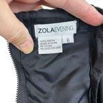 ZOLA Evening corset/bustier, size 6, diamond pattern, lined, zipper, quilted Black Photo 5