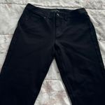 Ann Taylor Black Straight Leg Mid Rise Business Casual Pants, size 10 Photo 4