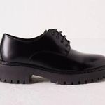 Maeve ✨ Lace-up Leather Black Sz 41 Oxfords✨ Photo 3
