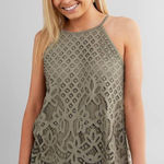 Daytrip  Lace High Neck Tank Photo 0
