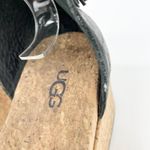 UGG  Womens Zoe Leather Cork Wedge Sandals Size 9.5 Modern Boho Minimalist Chic‎ Photo 7