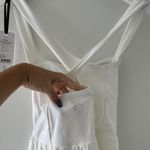 Varley NWT Carina White Mini Dress M Photo 8