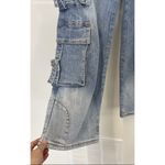 Forever 21 Blue Bratz Wide Leg Cargo Jeans - Size 26 Photo 4