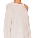 Anthropologie Velvet Graham & Spencer XL Elise Sweater NWT Ivory Chunky Knit Photo 0