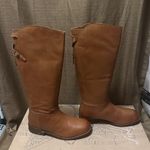 Free People New  Everly Equestrian Boots, Size US 8.5 Saddle Tan 18” Tall Photo 2