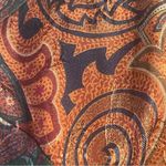 Westbound Vintage  Size 12 Paisley Psychedelic Print 80’s Long Sleeve Blouse Photo 3