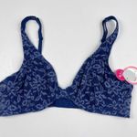 Flirtitude Lace Bralette Bra Size M Blue Photo 2