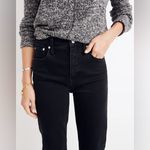 Madewell • Classic Straight Black Women's Jeans Lunar Wash Photo 4