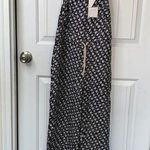 Anthropologie  wide leg black daisy ditsy floral jumpsuit XS boho festival summer Photo 0