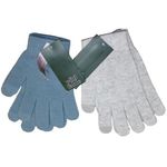 Wild Fable Womens Set Of Two Gloves Gray Blue Knitted Size One Size OS New NWT Photo 0