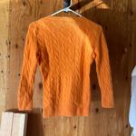 Only Mine Orange Crew Neck Cable Knit 2 Photo 3