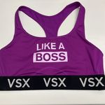 VSX Sport Victoria’s Secret Bright Purple Razorback Elastic Sports Bra Photo 4