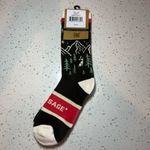 Jack + Sage Women's Venture Out Socks Brown Cream Red Stretch Mountains One Size Photo 4